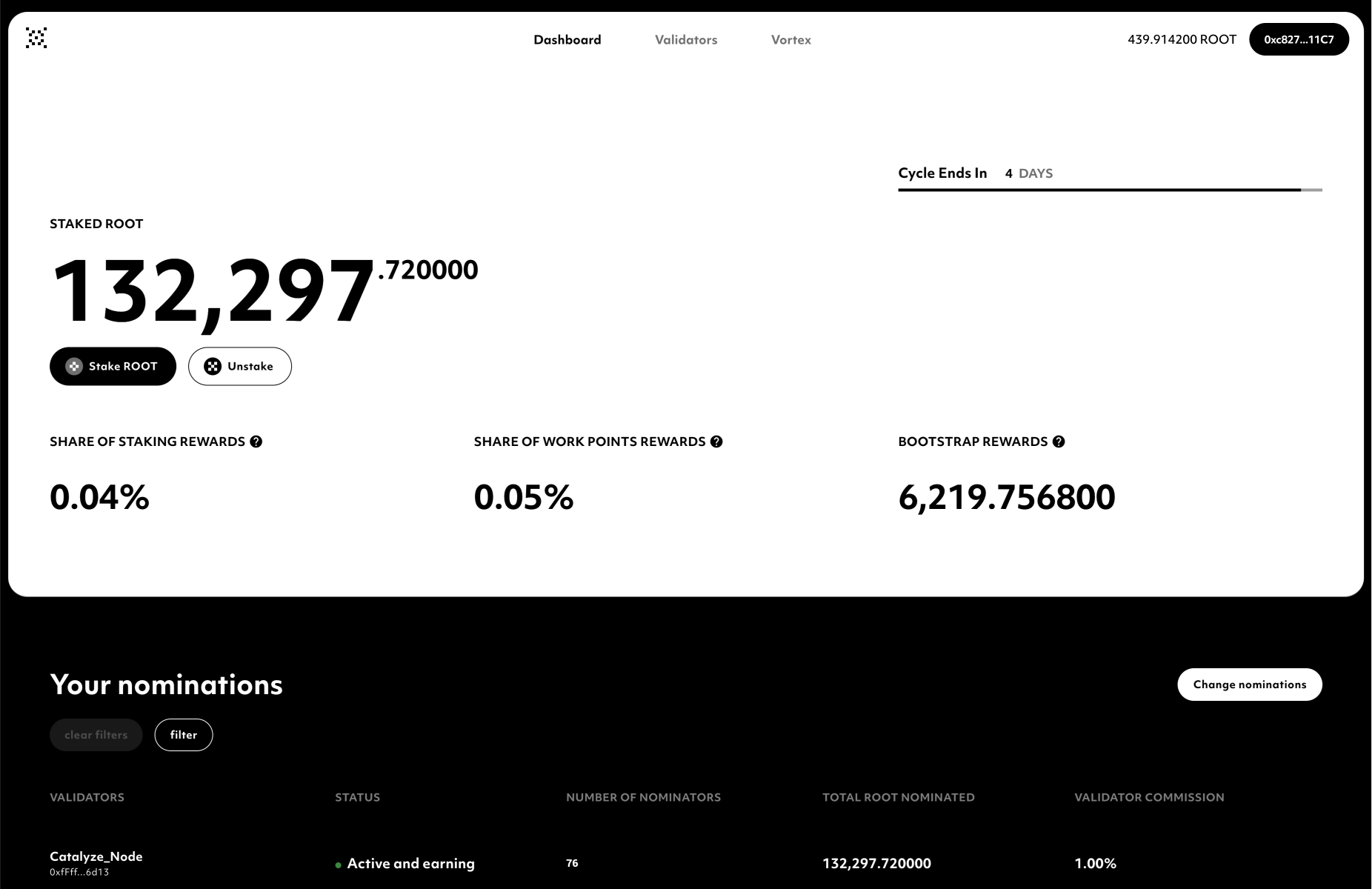 Staking Dashboard