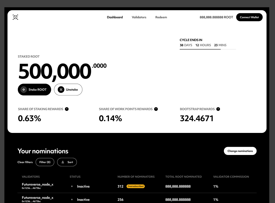 Staking Dashboard